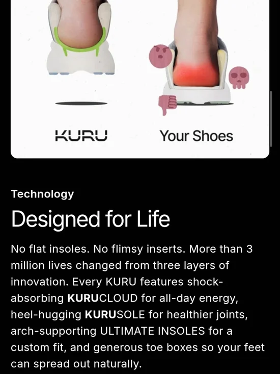 Kuru Flex Via Jet Black/Bright White - Picture 13 of 16